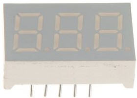 T315SYGWA/S530-E2, 7-Segment LED Display ELT-315 Green-Yellow 9.2mm 575nm 3.2mcd 2V THT Common Cathode