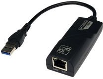 EX-1320-2, USB Network Adapter, 1Gbps, USB-A Plug - RJ45 Socket