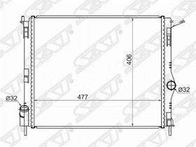 SGRN000208R, Радиатор кондиционера