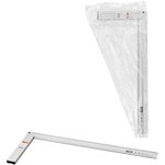 SQ1018-0515, 500 mm aluminum carpenter's square, reinforced, lightweight handle ...