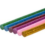 SQ1024-0509, Universal colored glue rods with sequins, 7 mm x 100 mm ...