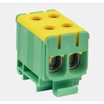CB23111, Клемма силовая вводная двойная КСВ 16-50 желто-зеленая APEX PROFF