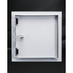 Ревизионная люк-дверца металлическая с замком 300x250 ДР3025МЗ
