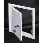 Ревизионная люк-дверца металлическая с замком 650x200 ДР6520МЗ