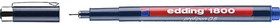 Капиллярная ручка-фломастер для черчения круглый наконечник, 0.5 мм, синий E-1800-0.5#3