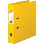 Папка-регистратор с двухсторонним покрытием из ПВХ, 70 мм, желтая 222650
