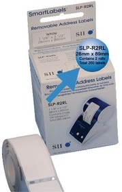 SLP-R2RL, Address Labels, Removable, Paper, 28 x 89mm, 130pcs, White