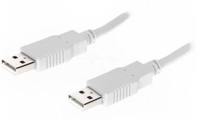 Фото 1/2 CAB-USB2AA/5.0-GY, Кабель, USB 2.0, вилка USB A, с обеих сторон, 5м, серый