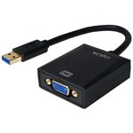UA0231, Кабель USB 2.0,USB 3.0 гнездо D-Sub 15pin HD,вилка USB A