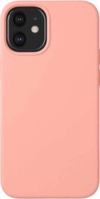 Фото 1/10 Чехол (клип-кейс) Deppa для Apple iPhone 12 mini Liquid Silicone розовый (87710)
