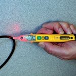 NC4 Non Contact Voltage & Magnetic Field Indicator, 12V ac to 1000V ac With RS ...