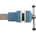 18660, Тиски слесарные, 63 мм, крепление для стола, винтовой зажим (Глазов)