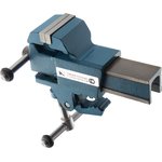 18660, Тиски слесарные, 63 мм, крепление для стола, винтовой зажим (Глазов)