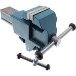 18660, Тиски слесарные, 63 мм, крепление для стола, винтовой зажим (Глазов)