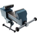 18660, Тиски слесарные, 63 мм, крепление для стола, винтовой зажим (Глазов)