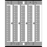 Табличка маркировочная CNU/8/51 серия от 51 до 100 верт ...