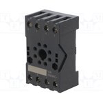 10FF-2Z-C3, 8 Pin 250V ac DIN Rail Relay Socket, for use with HF10FF & HF10FH ...