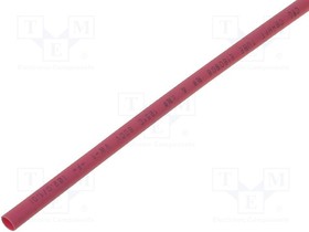 CB-HFT(2X) 76.21M RED, Термоусадочная трубка, 2 1, 76,2мм, L 1м, красный, полиолефин