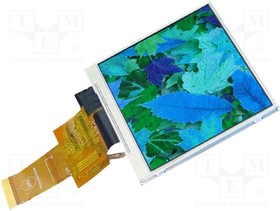 EA TFT035-32ANN, Дисплей: TFT, 3,5", 320x240, Подсвет: LED, Разм: 76,9x63,9x3,26мм