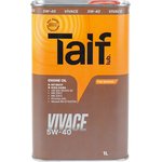 TAIF Масло моторное VIVACE 5W-40, 1L API SN/CF, MB- 229.5,VW 502 00/505 00