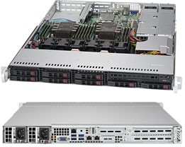 Фото 1/10 Серверная платформа Supermicro SuperServer 1U 1029P-WTR noCPU(2)2nd Gen Xeon Scalable/TDP 70-165W/ no DIMM(12)/ SATARAID HDD(8)SFF/ 2xGbE/ 2
