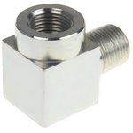 Hydraulic Elbow Threaded Adapter, FZ1616, NPT 3/8 Female NPT 3/8 Male