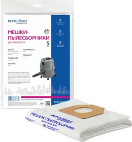 Мешки синтетические многослойные 5 шт. для пылесоса BOSCH, FLEX, HAMMER EUR-201/5