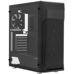 ZALMAN Z1 PLUS Корпус без БП, боковое окно (закаленное стекло), черный, ATX