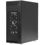 ZALMAN Z1 PLUS Корпус без БП, боковое окно (закаленное стекло), черный, ATX