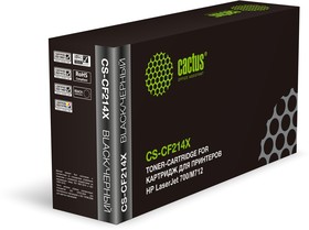 Фото 1/6 Картридж лазерный Cactus CS-CF214X CF214X черный (17500стр.) для HP LaserJet 700/M712