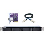 Полка расширения сетевого хранилища без дисков SMB QNAP TL-R400S SATA 6GB/s JBOD ...