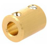 720.6, Adapter; brass; Oshaft: 6mm; copper; Shaft: smooth; Hole diam: 6mm