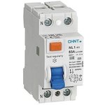 Differential current switch (RCD) 2P 63A 30mA 10kA type A NL1-63 (DB) (R) CHINT ...
