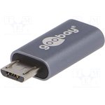 55553, Кабель USB 2.0,USB 3.1 вилка micro USB B,гнездо USB C