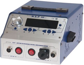 Фото 1/6 Термовоздушная паяльная станция W.E.P 948-II 4 в 1 фен+паяльник+ оловоотсос+вакуумный съемник
