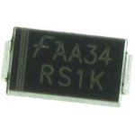 RS1K, Rectifier Diode Switching 800V 1A 500ns 2-Pin SMA T/R