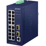 IGS-4215-16T2S, Ethernet Switch, RJ45 Ports 16, Fibre Ports 2SFP, 1Gbps, Managed