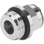 NPQM-D-G12-Q14-P10, Straight Threaded Adaptor, G 1/2 Male to Push In 14 mm ...