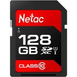 Флеш карта Netac P600 SDHC 128GB U1/C10 up to 80MB/s, retail pack