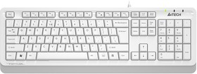 Фото 1/10 Клавиатура A4TECH Fstyler FKS10, USB, белый серый [fks10 white]