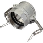 Камлок соединение типа DР заглушка для розетки алюминий TL250DPAL