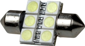 ARL-T10X31MM, 5050 smd 6-LED(12V, SV8.5HR) ARL (авт.лампы)