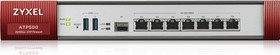 ZX-ATP500-RU0102F, Межсетевой экран Zyxel ATP500, Rack, 7 конфигурируемых (LAN/WAN) портов GE, 1xSFP, 2xUSB3.0, AP Controller (8/72), Device