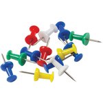 Набор ОФИСМАГ, скрепки 28 мм/60 шт., 50 мм/30 шт, гвоздики 50 шт., шарики ...