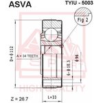 TYIU-5003, ШРУС внутренний 34x112