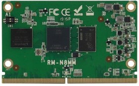 RM-N8MMI-Q208I, Computer-On-Modules - COM NXP Cortex -A53 i.MX 8M Mini Quad Industrial grade 1.6GHz, 2GB LPDDR4, 8GB MLC eMMC onboard Suppor