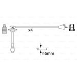 0986356923, Провод высоковольтный TOYOTA Avensis комплект