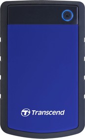 Фото 1/10 Жесткий диск Transcend USB 3.0 1Tb TS1TSJ25H3B StoreJet 25H3 (5400rpm) 2.5" синий