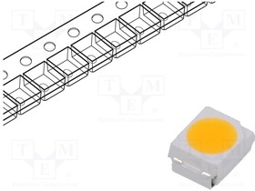 WW-WRA30TS-U1, LED; SMD; 3528,PLCC2; white warm; 7.5?8.5lm; 120°; 20mA; 2.8?3.4V