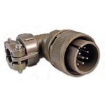CA3108R18-19SXF80, Circular MIL Spec Connector Connector with threaded coupling